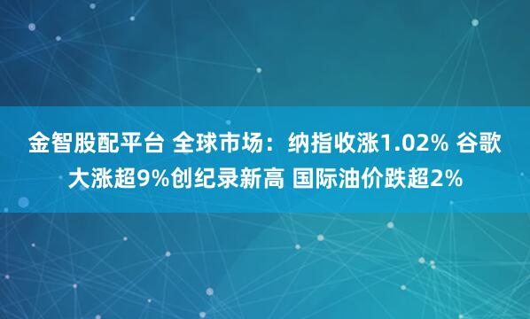 金智股配平台 全球市场：纳指收涨1.02% 谷歌大涨超9%创纪录新高 国际油价跌超2%